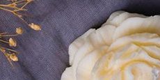 Beautiful Flower Shaped Peony Candle