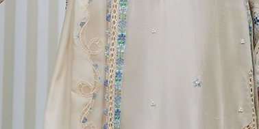 Delina Ivory Shirt and Dupatta
