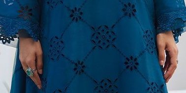 Cela Teal Shirt and Dupatta
