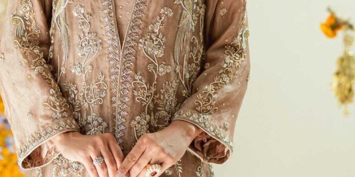 Tara Rose Gold Long Coat Set