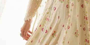 Aris Ivory Kalidaar And Dupatta