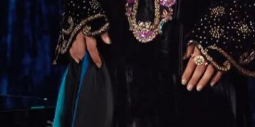 Nori Black Kaftan