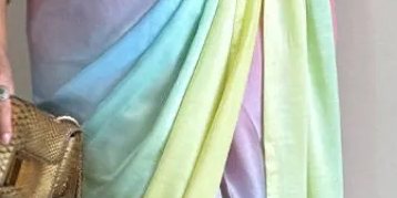 Rainbow Saree