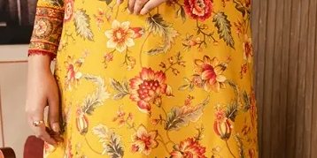 Sunlit Petal 2 Pc Stitched