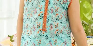 Cyan shirt trouser