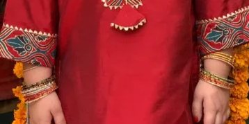 Crimson Red Gharara (Rbpeid23)