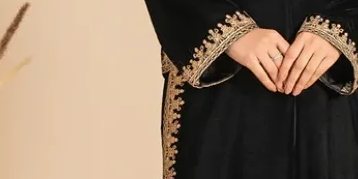 Stillness Black Velvet Dress