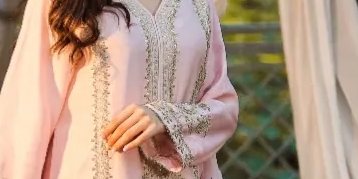 3-Piece Premium Sheesha Silk Suit (Pink)