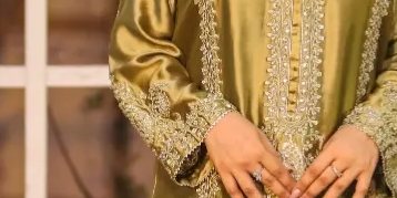3-Piece Premium Sheesha Silk Suit (Golden)