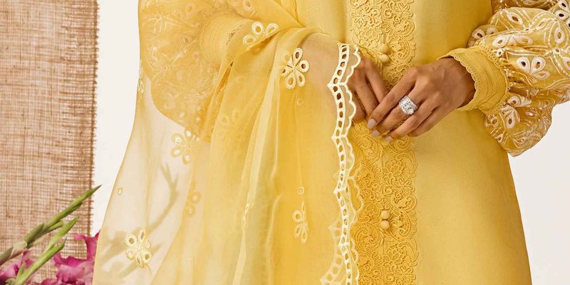 Daffodil Yellow Raw Silk
