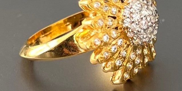 mini Sunflower ring