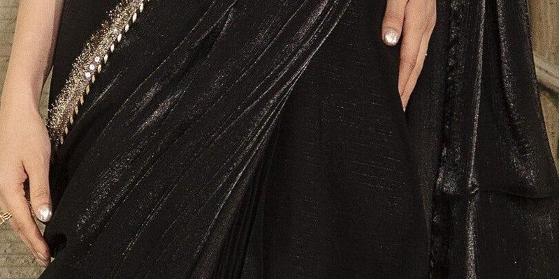 Noir Radiance Saree