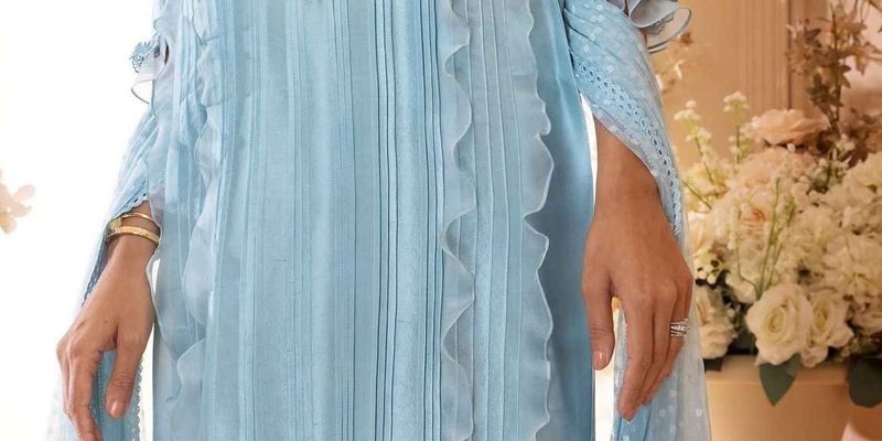 Powder Blue Rawsilk