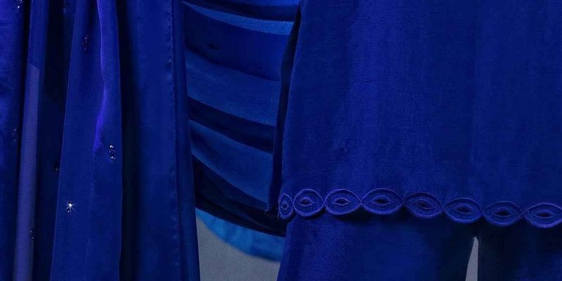 Sapphire Luxe Rawsilk