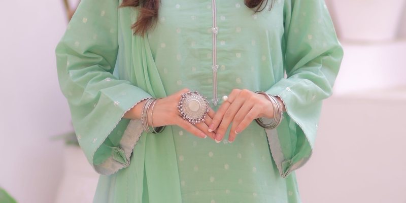 ZAHA SEA GREEN 3-PIECE OUTFIT