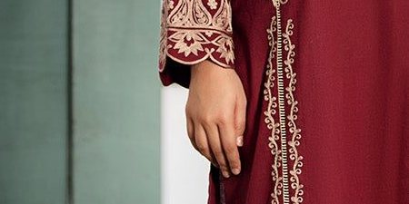 Zinnia – Deep Maroon Suit