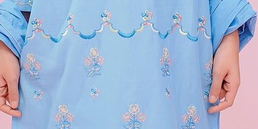 Cotton Embroidered 3 Pc Suit