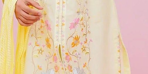 Cotton Embroidered 3 Pc Suit
