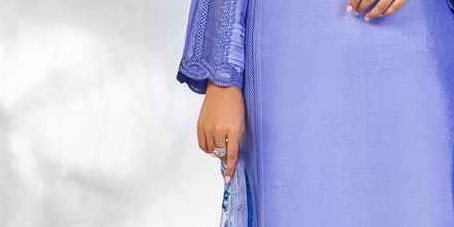 Deep Periwinkle Rawsilk suit