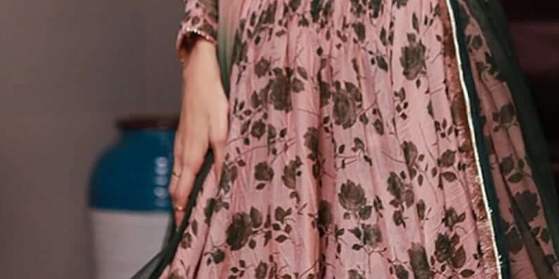 Printed Flared Skirt and Top