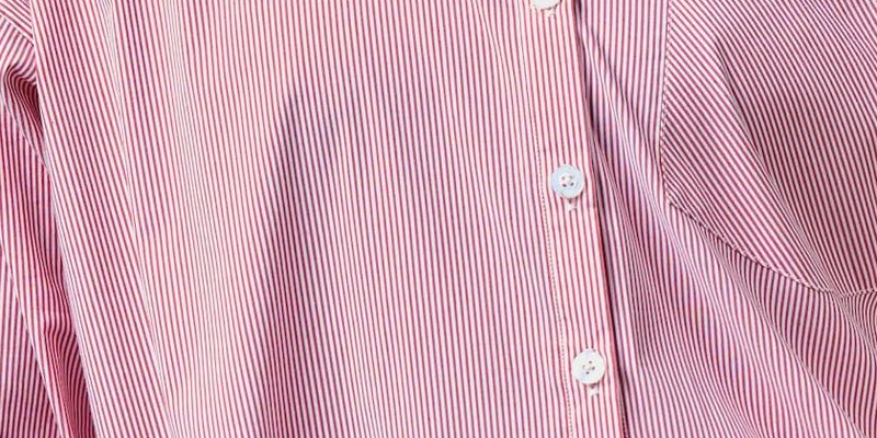 Pink Striped Poplin Shirt