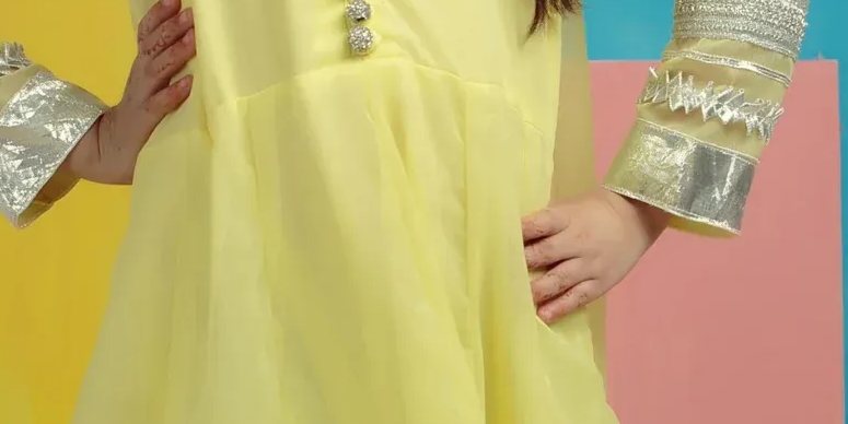 Silver Lime – Chiffon Frock