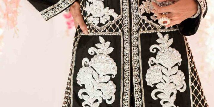 Kaya Onyx Long Coat Set
