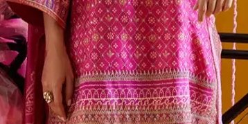 Nazli Hot Pink Shirt And Dupatta