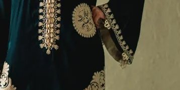 Elira Emerald Velvet Kaftan