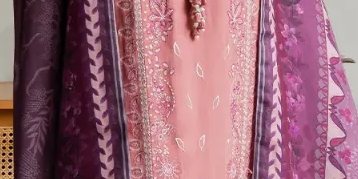 Roseate 3 Pc Stitched