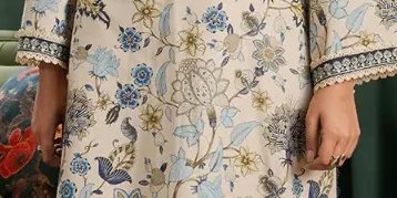 Ivory Mist 2 Pc Stitched
