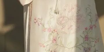 Coraline Ivory Silk Kaftan
