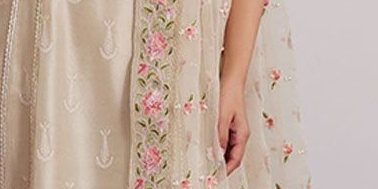 Everly Cream Shirt And Dupatta