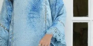 Blue Bandhani Bliss
