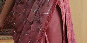 Rosewood Zari Fusion Saree