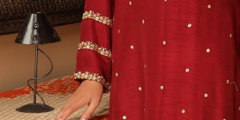ELSA SHIRT WITH PANTS & DUPATTA AA-8343