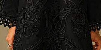Ivory Rose In Black