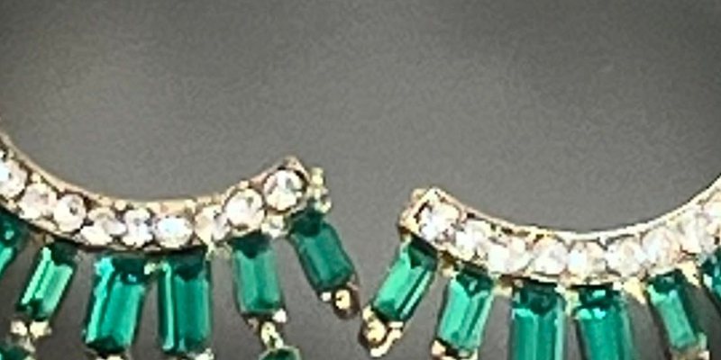 Sunburst Earrings in green