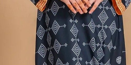 Poly Lawn Digital Printed Kaftan
