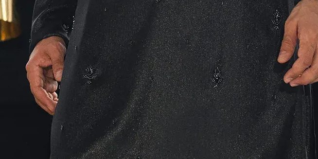Charcoal Slate – Hand-Embellished Luxury Kurta Set