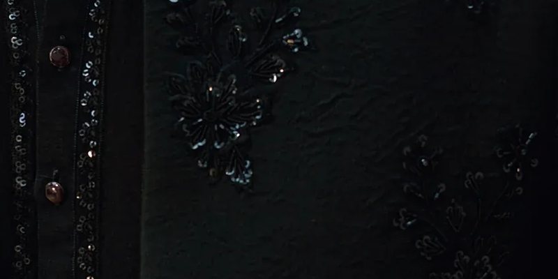 Dark Black Kurta Shalwar with Prince Coat